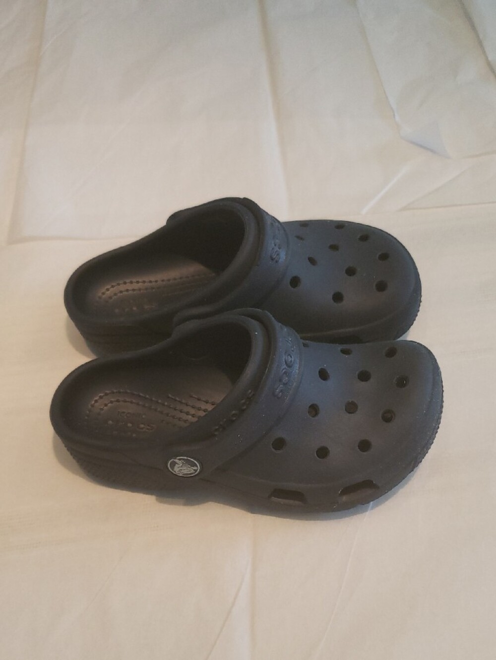CROCS Kids Classic Clogs NAVY Size C11 Toddler Boy Unisex - Picture 3 of 10